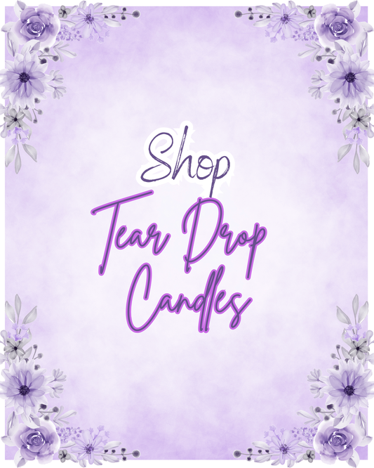 Tear drop Candles